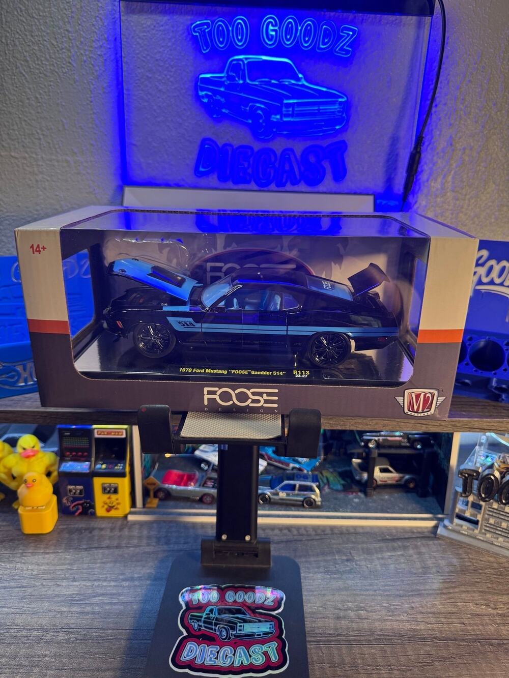M2 Machines 1/24 CHASE Foose 1970 Ford Mustang Foose Gambler 514